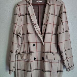 Maurice's Plaid Windowpane Blazer